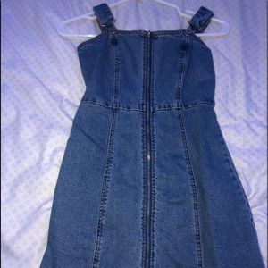 Forever 21 Denim overall dress